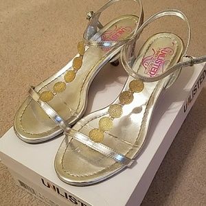 Silver Sparkly Heels